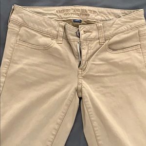 American Eagle Khaki Jegging